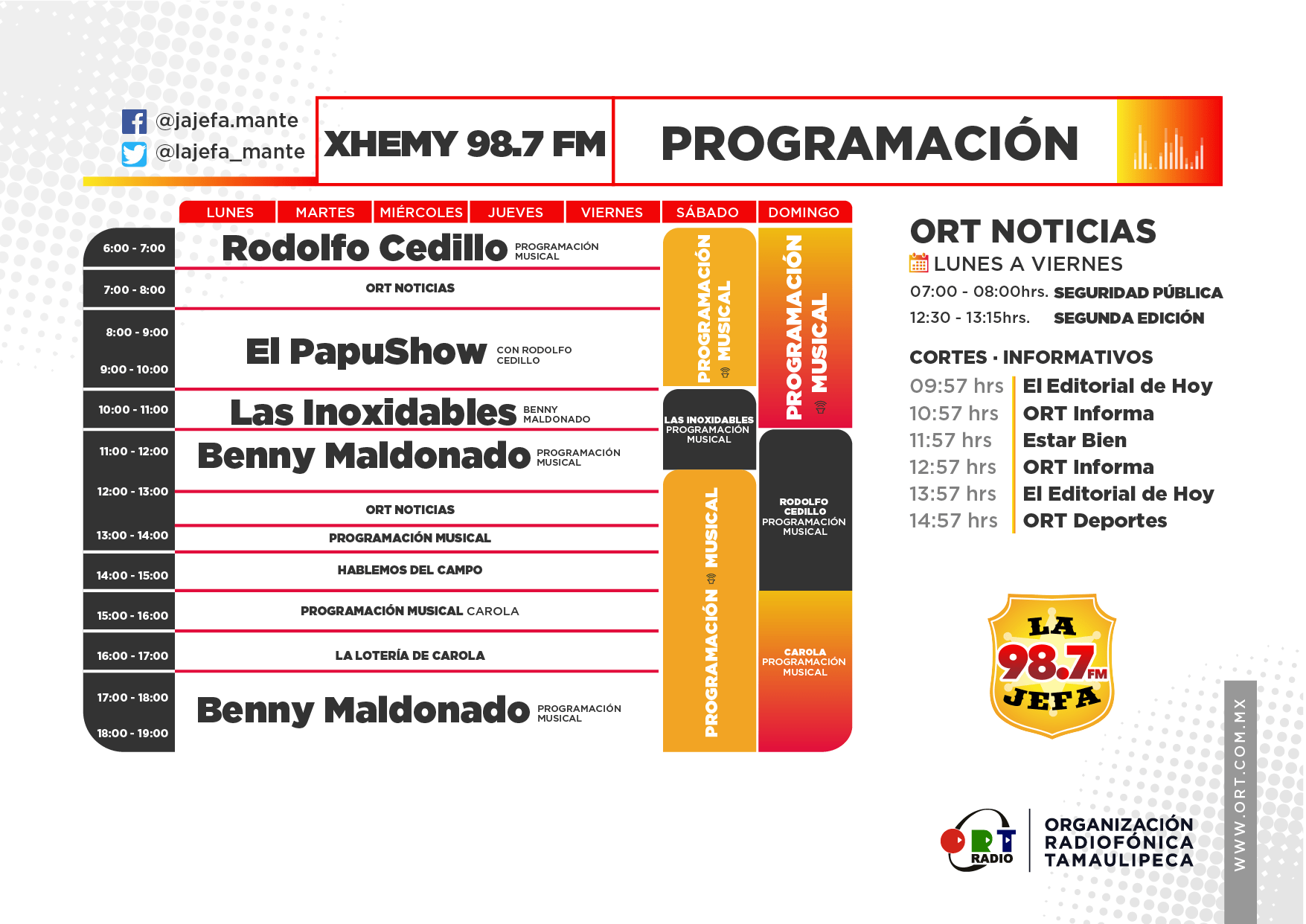 PROGRAMACIÓN LA JEFA XHEMY
